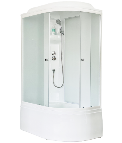 Душевая кабина Royal Bath BK RB8120BK4-MM-L 120х80 асимметричная