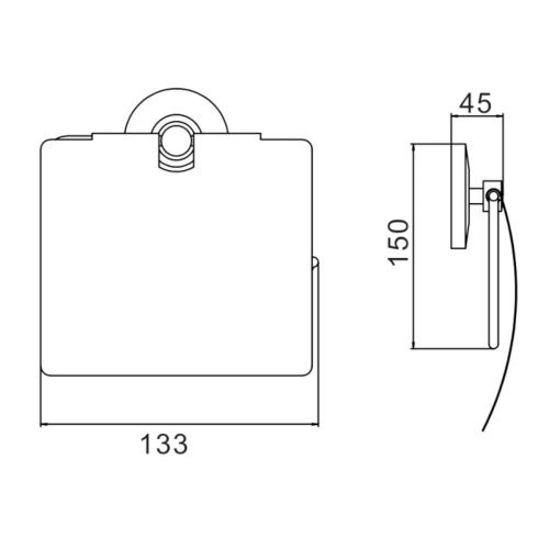 Бумагодержатель Savol S-007151 - фото 3