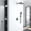 Душевая система Vincea VSFW-321MT1GM встраиваемая в стену цвет вороненая сталь с термостатом