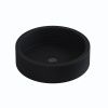 Раковина из искусственного камня Uperwood Round 291020316 30х30 накладная цвет черный