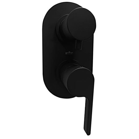 Смеситель для ванны и душа Webert DoReMi DR860101560 встраиваемый в стену черный