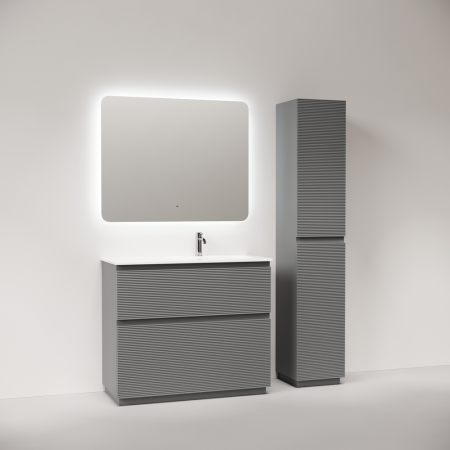 Тумба под раковину Sancos FOLK Floor FL100FRES 100х40 напольная цвет серый