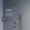 Душевая система RGW Shower Panels 51140856-06 встраиваемая в стену цвет золото