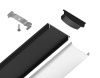 Алюминиевый накладной профиль Ambrella Light Alum Profile (Алум Профиле) GP1600BK