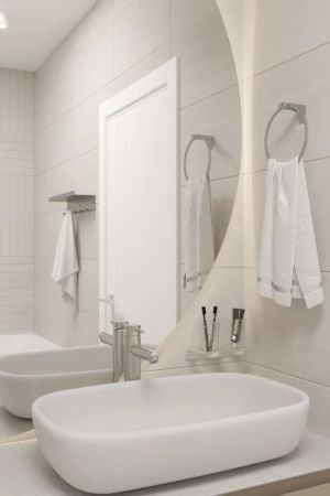 Смеситель для раковины Knotlor STREAMLINE SS-04/01 на столешницу нержавеющая сталь