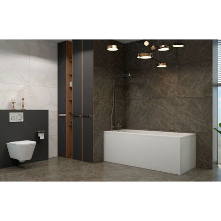 Ванна акриловая Lavinia Boho Rock 37070075 170х75 встраиваемая прямоугольная без каркаса