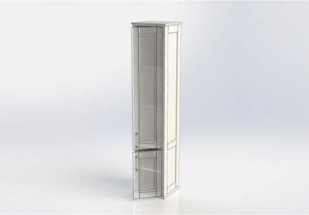 Шкаф-пенал Aquanet Бостон М 00209681 40х170 напольный цвет белый