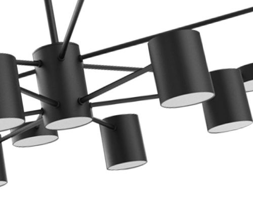 Люстра на штанге Kink Light Мекли 07649-13D,19 - фото 2