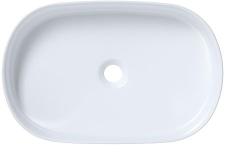 Раковина керамическая Allen Brau Fantasy 4.11022.20 60х40 накладная цвет белый без отверстий под смеситель