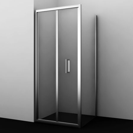 Душевой уголок Wasserkraft 78F18 100х90 стекло прозрачное профиль хром без поддона