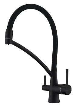 Смеситель для кухни Paulmark SIEGEN Si213111-401TB на раковину антрацит без термостата