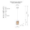 Светильник подвесной Vitaluce V4923 V4923-0/1S