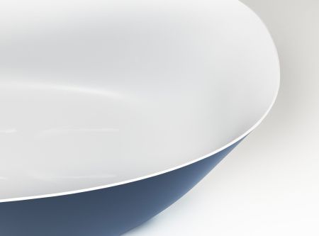 Ванна из искусственного камня Plumberia Selection Veloma VELOMA 160BD 160х70 отдельностоящая овальная с ножками