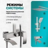 Душевая стойка Grocenberg GB7007-1NK настенная цвет никель