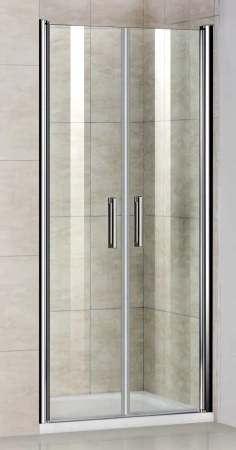 Душевая перегородка Good Door PANDORA ПД00078 90х185 стекло прозрачное профиль хром