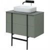Тумба под раковину Allen Brau Reality 1.32005.CGM 80х50 подвесная цвет зеленый