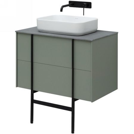 Тумба под раковину Allen Brau Reality 1.32005.CGM 80х50 подвесная цвет зеленый