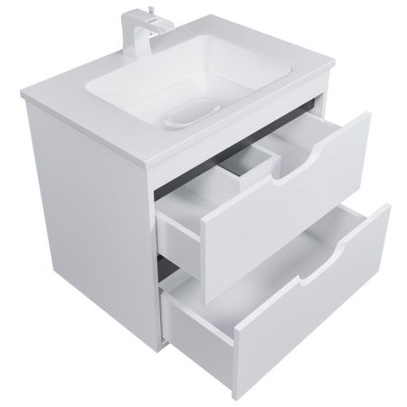 Тумба под раковину Uperwood Modul 2930205354 60х40 подвесная цвет белый