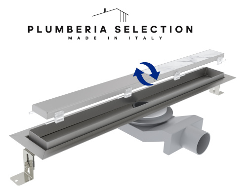 Душевой трап Plumberia Selection PST IN-TILE PST60MT напольный - фото 2