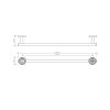 Полотенцедержатель Decor Walther Basic 0531360