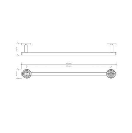 Полотенцедержатель Decor Walther Basic 0531360