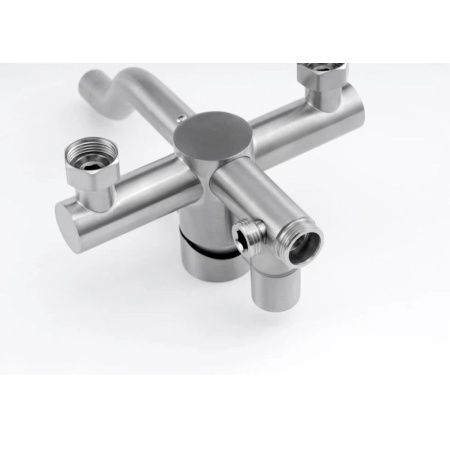 Душевая стойка Knotlor SS-06 настенная цвет серый