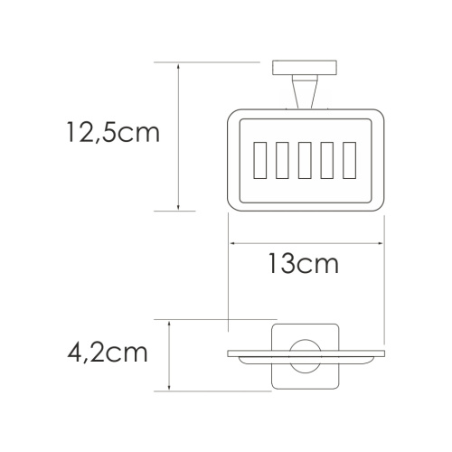 Мыльница WasserKRAFT 8769 - фото 3