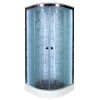 Душевая кабина AvaCan EM1580LED 80х80 четверть круга с крышей ориентация универсальная