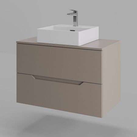 Тумба с раковиной Orange Line Li-80TuLMDF+B04-405W 80х50 цвет бежевый