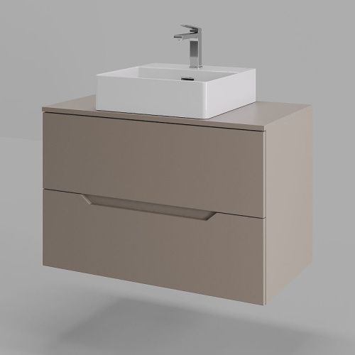 Тумба с раковиной Orange Line Li-80TuLMDF+B04-405W 80х50 цвет бежевый - фото 2