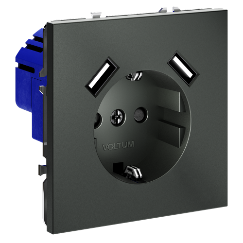 Розетка с USB, А+А VOLTUM S70 VLS040406 - фото 4
