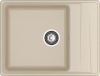 Кухонная мойка Granfest Level LV-660L кашемир 66х50 цвет бежевый поверхность матовая