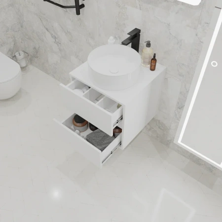 Тумба под раковину 1MarKa Veil Ц0000034030 50х50 цвет белый