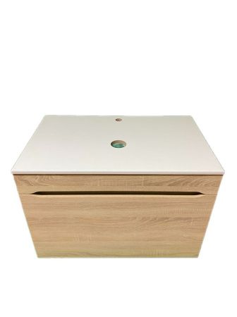 Тумба с раковиной Sintesi STL.W7817_SIN-LVB-APP-409 60х60 подвесная цвет бежевый