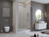 Душевая дверь BelBagno UNO-195 UNO-195-BF-1-155-C-Cr 155х195 стекло прозрачное профиль хром