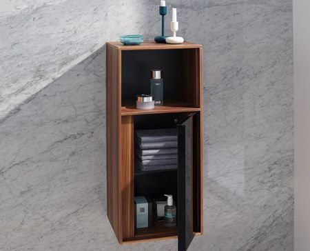 Шкаф Vitra Metropole 58208 40х90 подвесной цвет коричневый