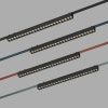 Трековый однофазный светильник Denkirs Belty grill (Белты грилл) DK5573-BK