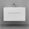Тумба под раковину Jorno MODUL Mоl.01.97/P/W 100х50 подвесная цвет белый