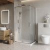 Душевой уголок BelBagno LUCE LUCE-AH-2-120/90-C-Cr 120х90 стекло прозрачное профиль хром без поддона