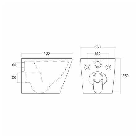 Унитаз подвесной Tokito Tatsumaki TOK-TATSUMAKI-TY белый с сиденьем микролифт безободковый смыв торнадо