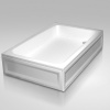 Душевой поддон акриловый RGW Acryl (Акриловые) 16180280-51 100х80 белый с ножками