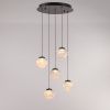Светильник подвесной Delight Collection MD25030003-5A matt black/clear