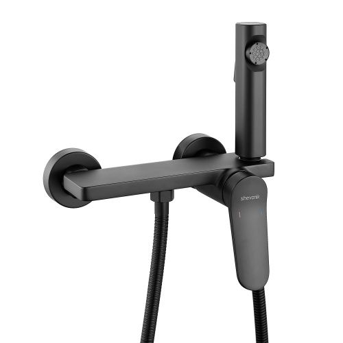 Гигиенический душ со смесителем Shevanik S43H S4305H-1 черный - фото 2