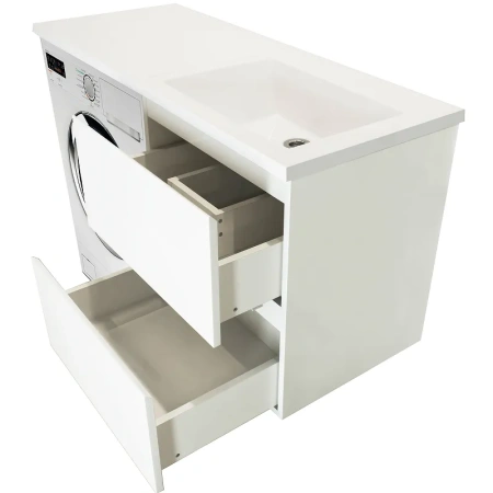 Тумба с раковиной Эстет Dallas Luxe ФР-00009842 80х50 напольная цвет белый