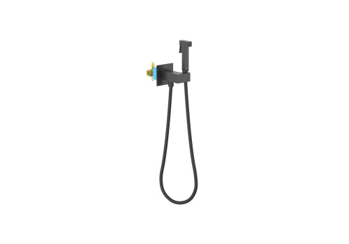 Гигиенический душ Aquatek ЛИРА AQ1025MB черный матовый - фото 2