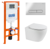 Комплект унитаз с инсталляцией BelBagno BB507B/BB1055SC/BB002-80/BB005-PR-CHROME