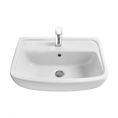 Раковина из сантехнического фарфора Santek Лонги 1WH501756 60х40 подвесная цвет белый