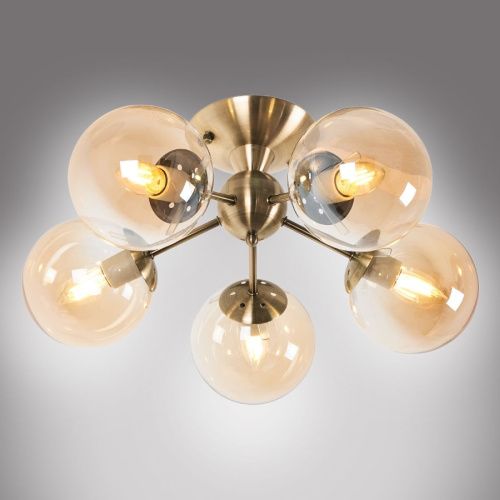 Люстра потолочная Myfar Kate (Кате) MR1431-5C - фото 5