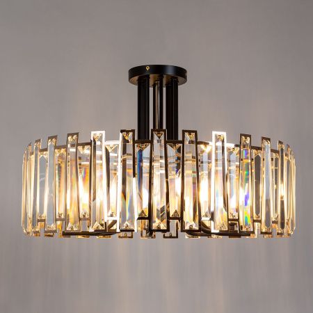 Люстра потолочная Arte Lamp Amber (Амбер) A1028PL-8BK