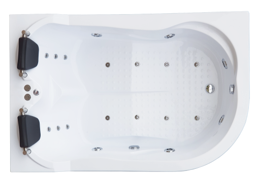 Ванна гидромассажная Royal Bath NORWAY RB331100DL-L 180х120 пристенная угловая асимметричная